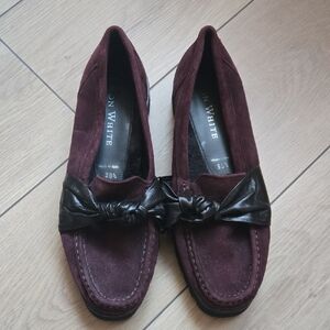 Ron White Rita Knot Platform Loafers Sz 38.5